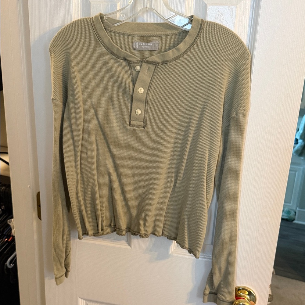 Everlane Sage Green Button-Down Women's Shirt